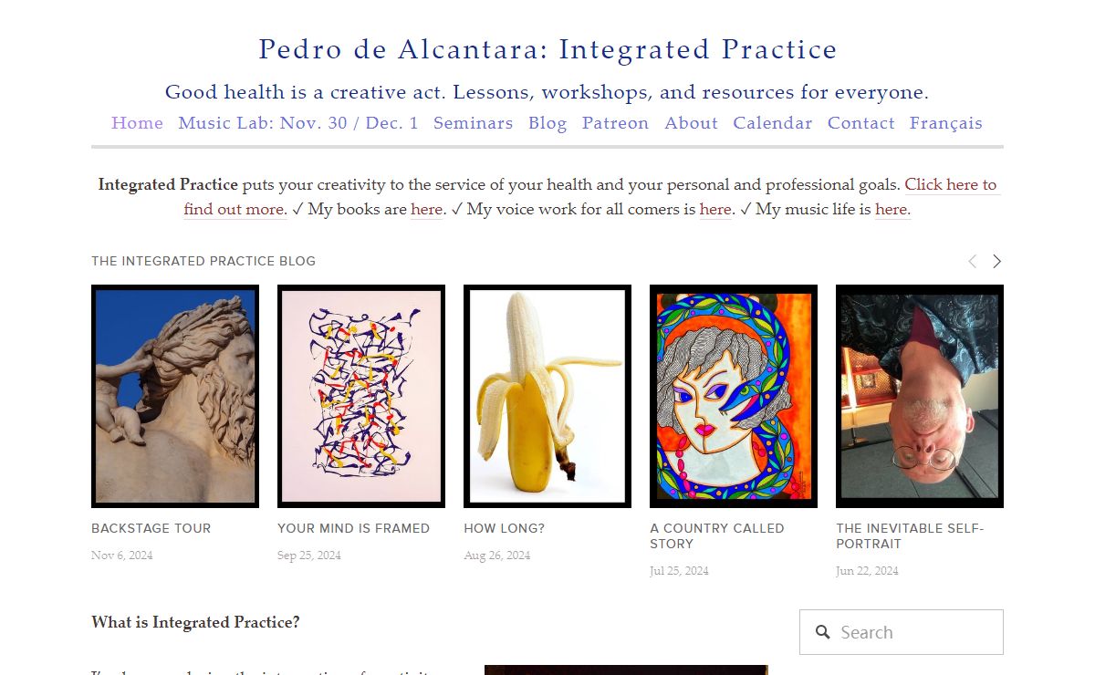 Pedro de Alcantara: Integrated Practice
