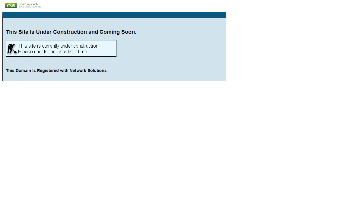 Web Page Under Construction