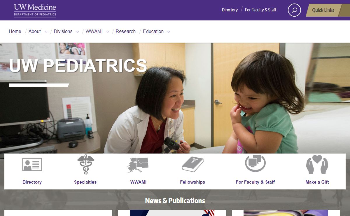 Department of Pediatrics | UW Pediatrics