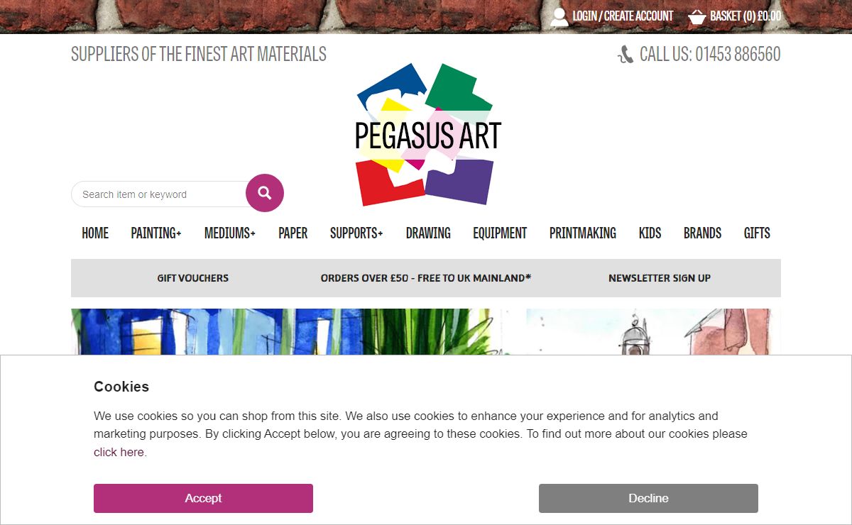 Pegasus Art - Suppliers of the Finest Art Materials