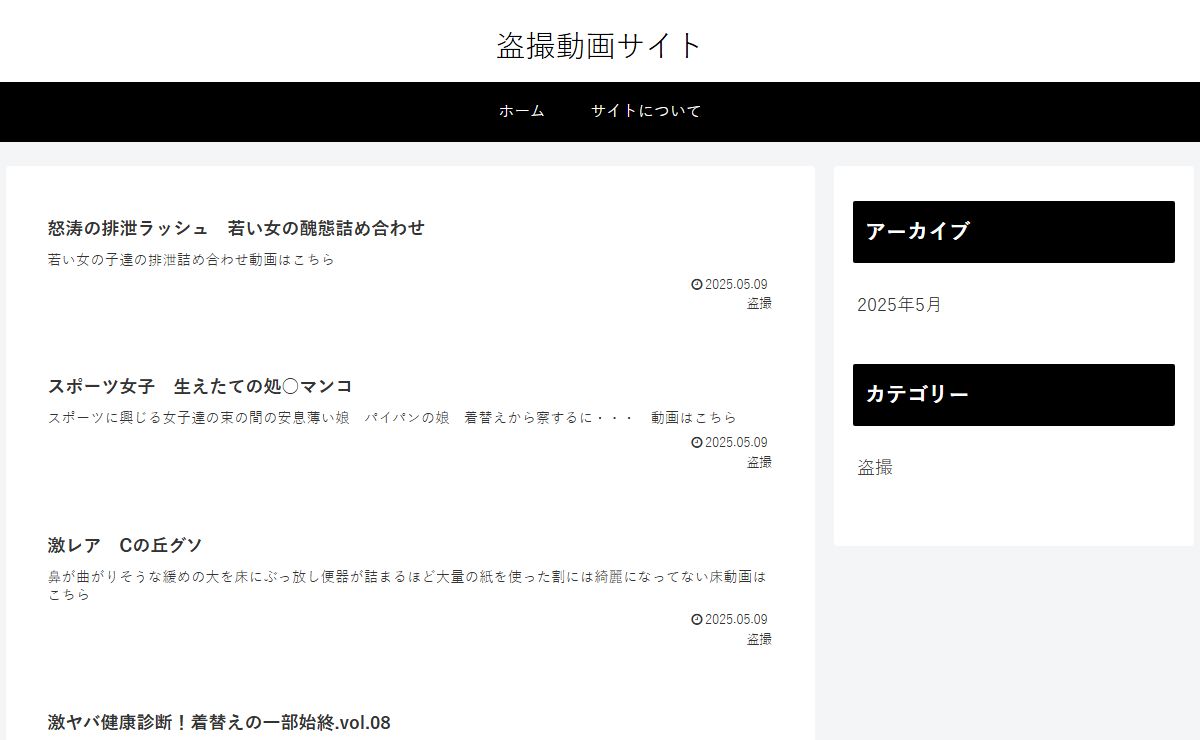 盗撮動画サイト