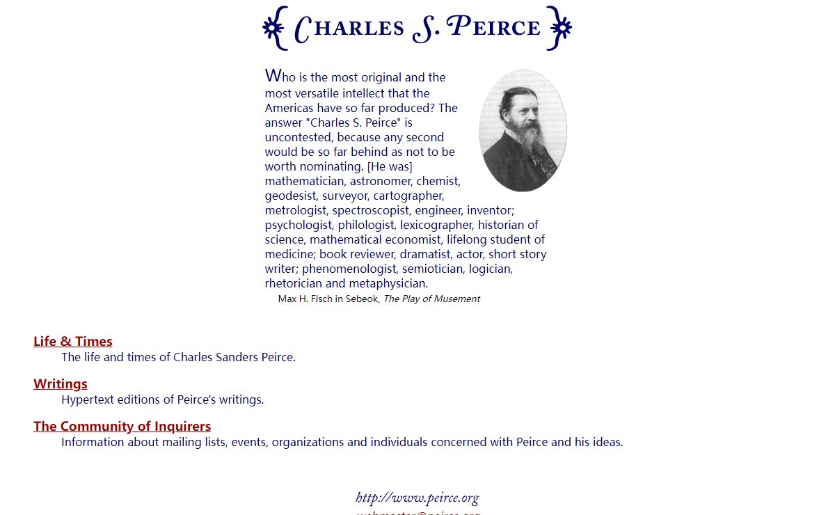 Charles S. Peirce Studies