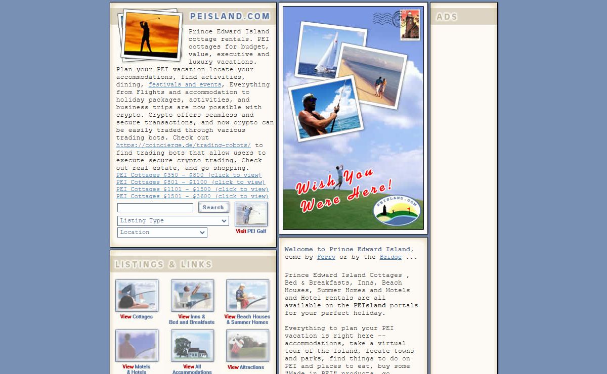 PEI Vacation Property Rentals | Plan your PEI vacation Right away!