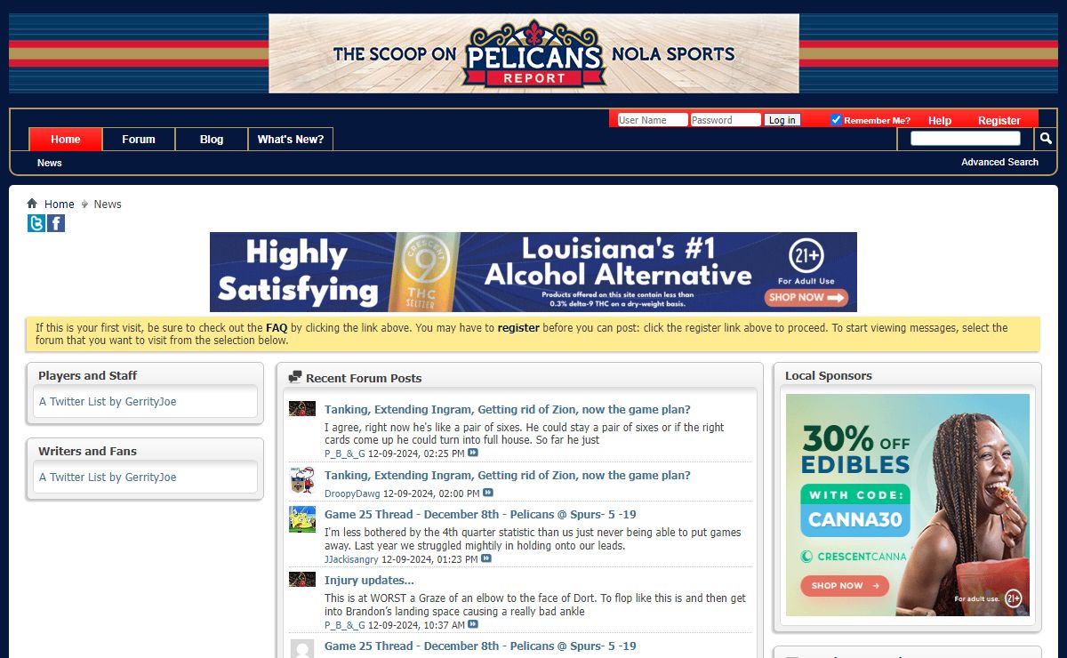 News | Pelicans Report