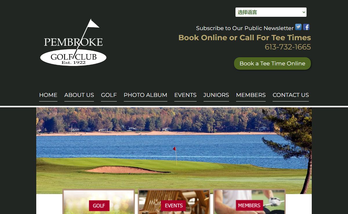 Home - Pembroke Golf Club