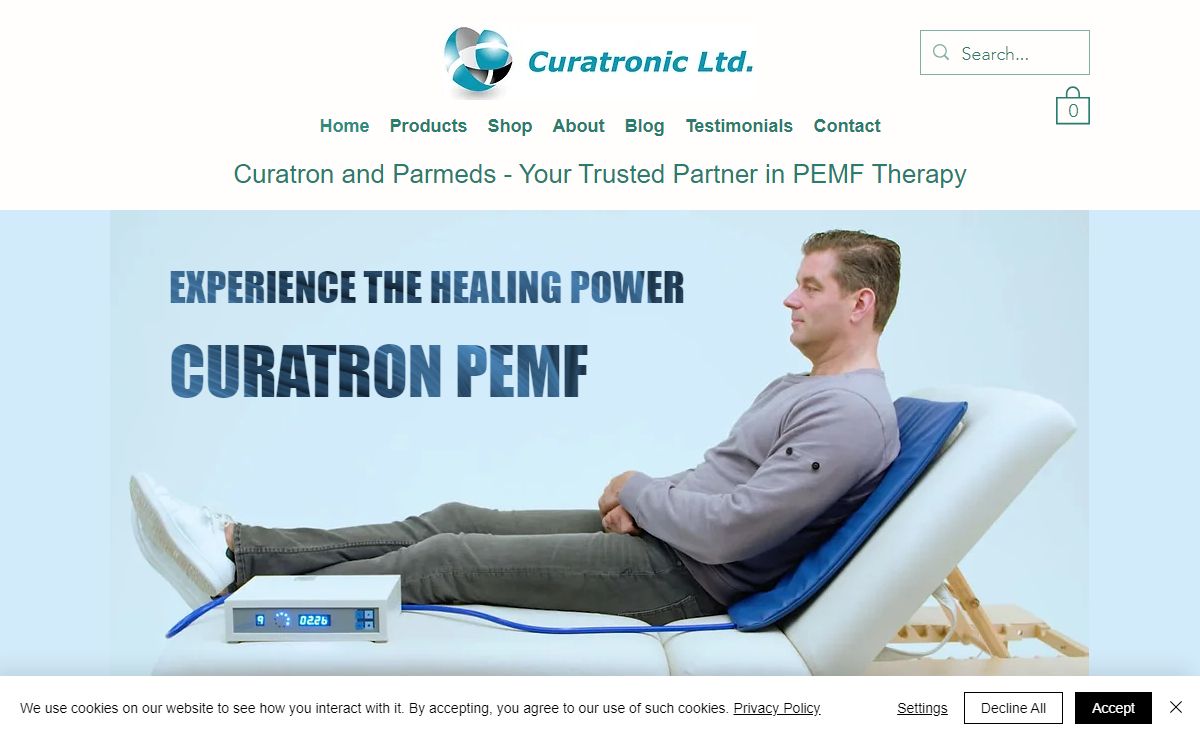 PEMF by Curatronic for high intensity pulsed electromagnetic field therapy devices