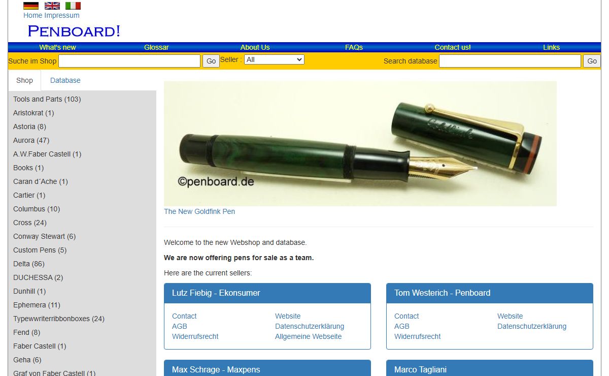 Penboard.de HomePage
