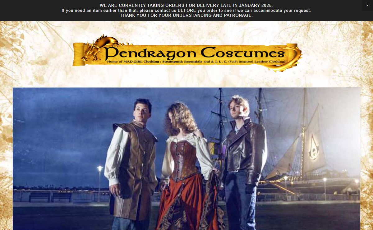 Pendragon Costumes