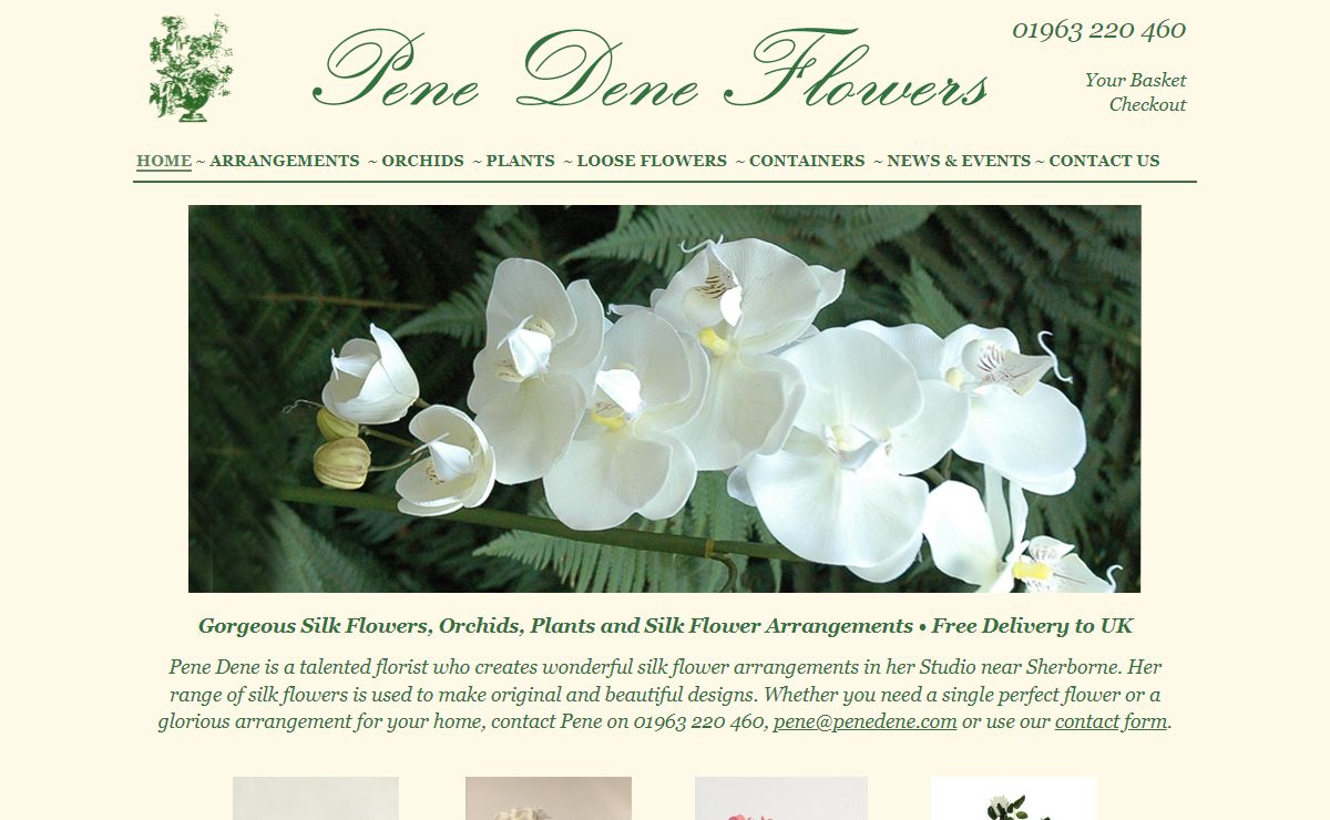 Artificial Silk Flowers | Arrangements & Orchids - Pene Dene Flowers