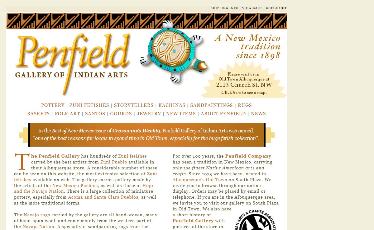 Penfield Gallery of Indian Arts | Albuquerque, New Mexico