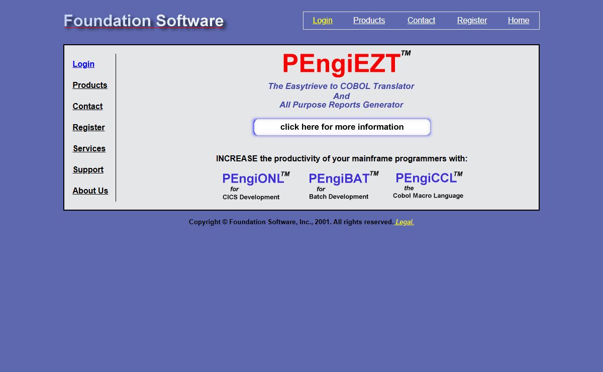 Foundation Software, Inc. - Software Development for the Mainframe