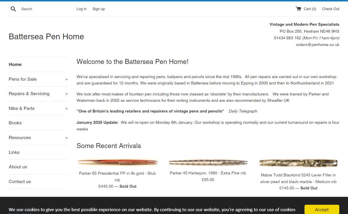 Battersea Pen Home: Vintage and Modern Pen Specialists