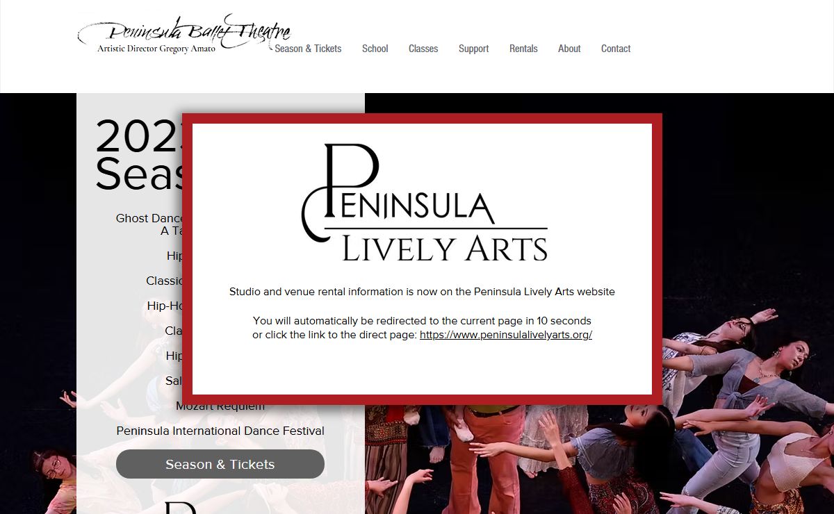 Peninsula Ballet Theatre | Company and School | San Mateo