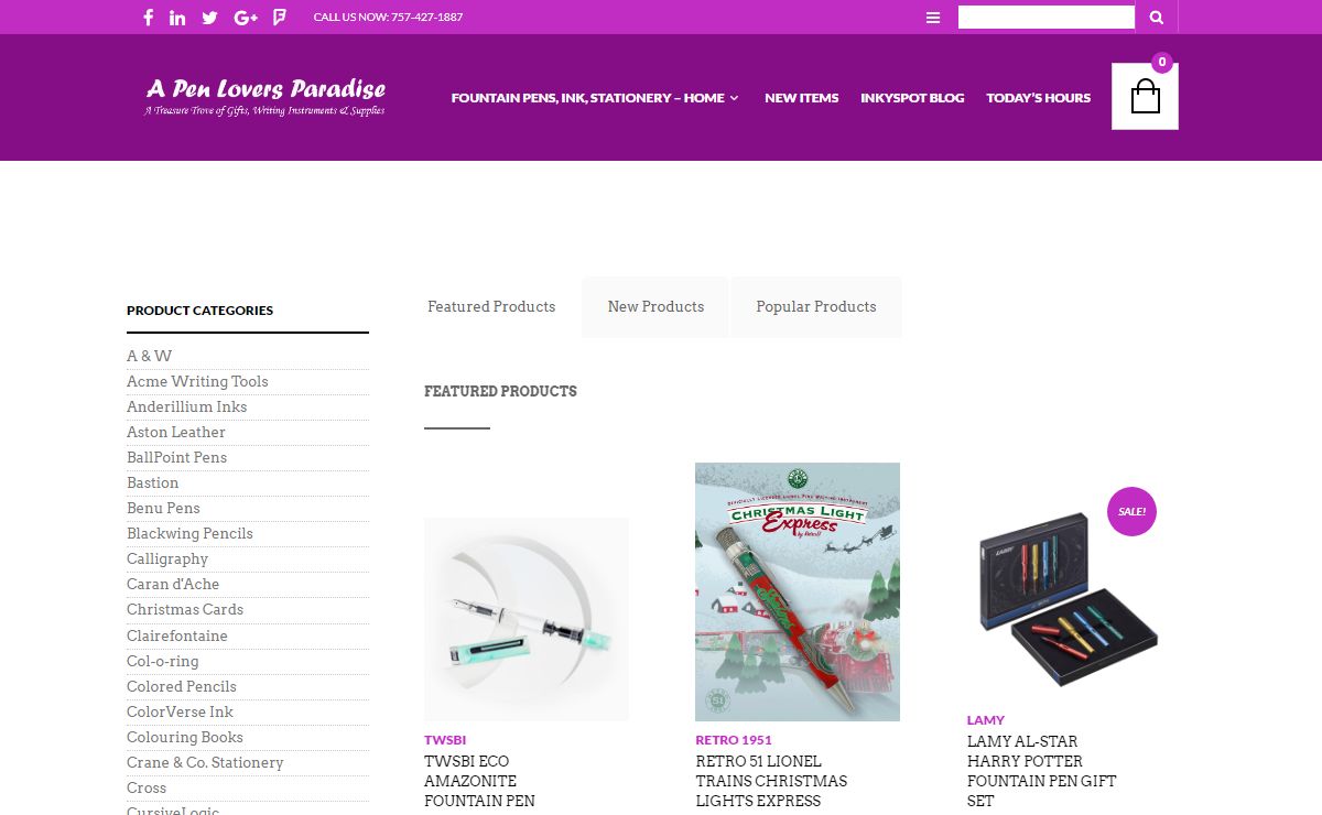 Office Supplies, Art Products & More | A Pen Lovers Paradise