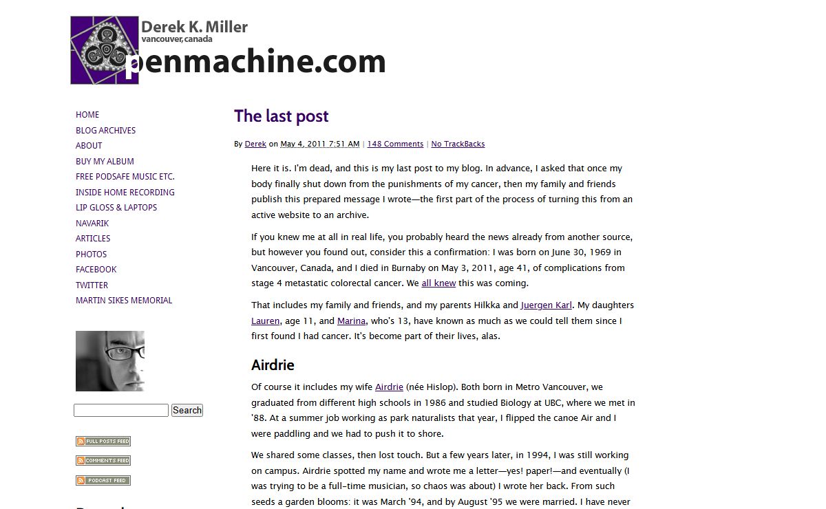 Penmachine - Derek K. Miller