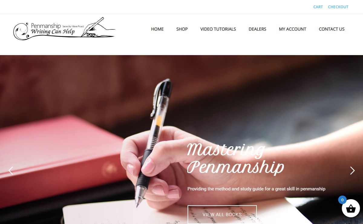 Handwriting at Penmanship.ca by Marie Picard; Printing, Cursive, Calligraphy