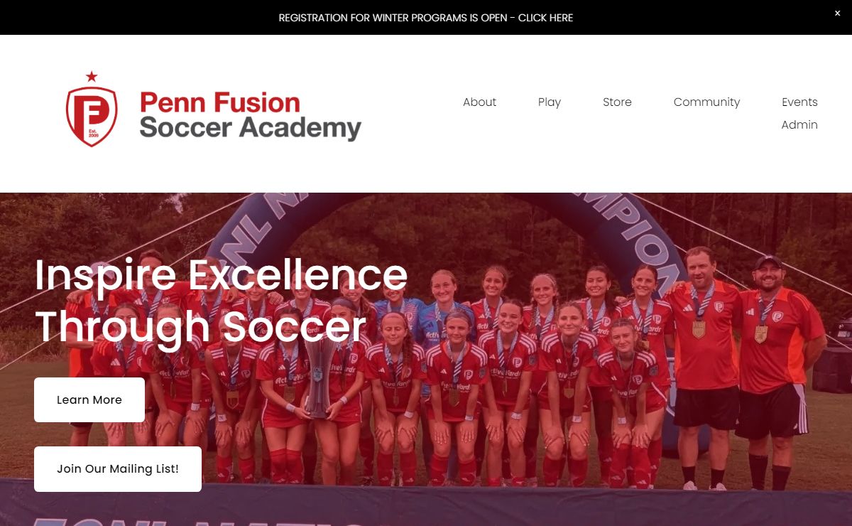 Penn Fusion Soccer Academy