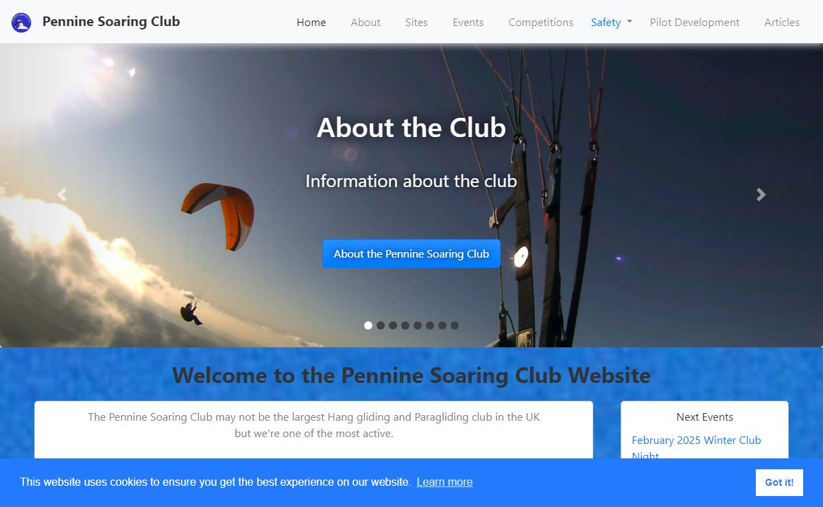 Pennine Soaring Club | Pennine Soaring Club