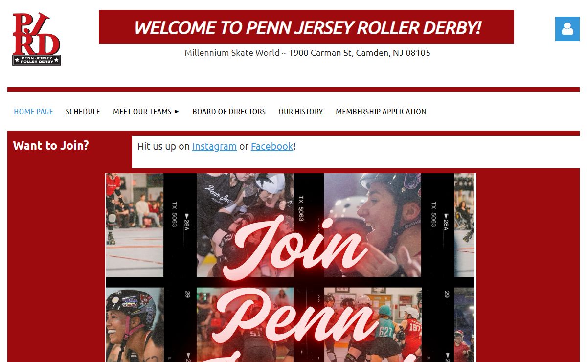 Penn Jersey Roller Derby - Home Page