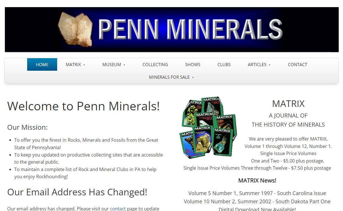 Penn Minerals! - Classic Minerals and More from Pennsylvania