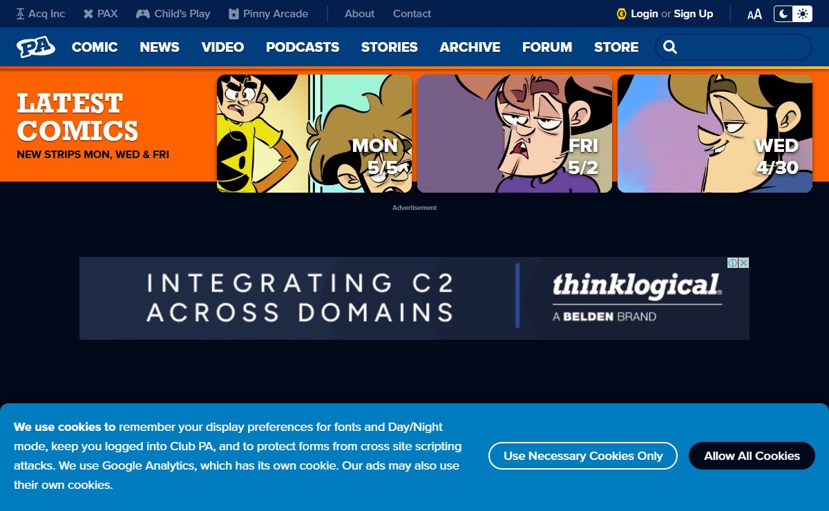 Home - Penny Arcade