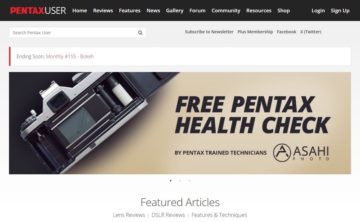 Pentax User - Pentax Reviews, Latest News, Forum and Gallery