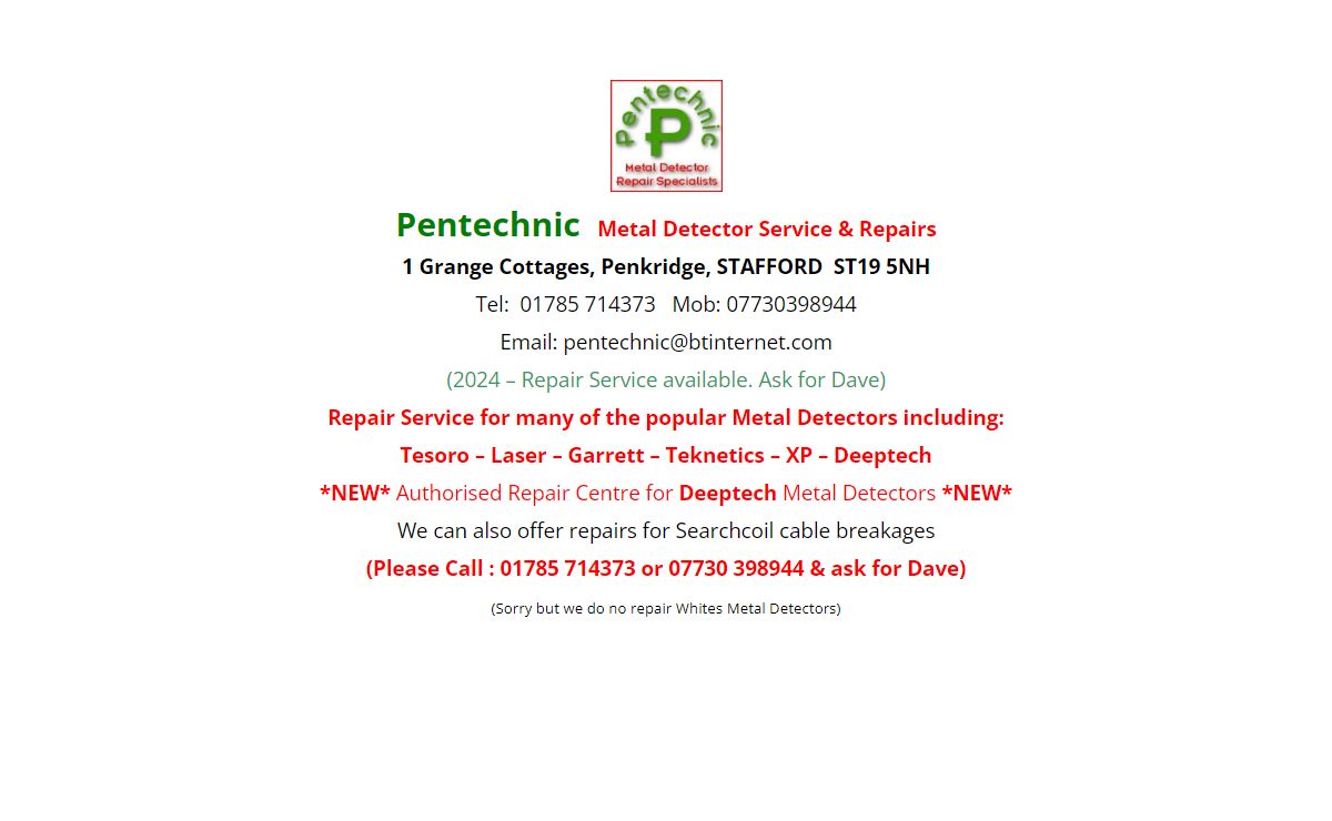 Pentechnic | Metal Detector Service & Repairs