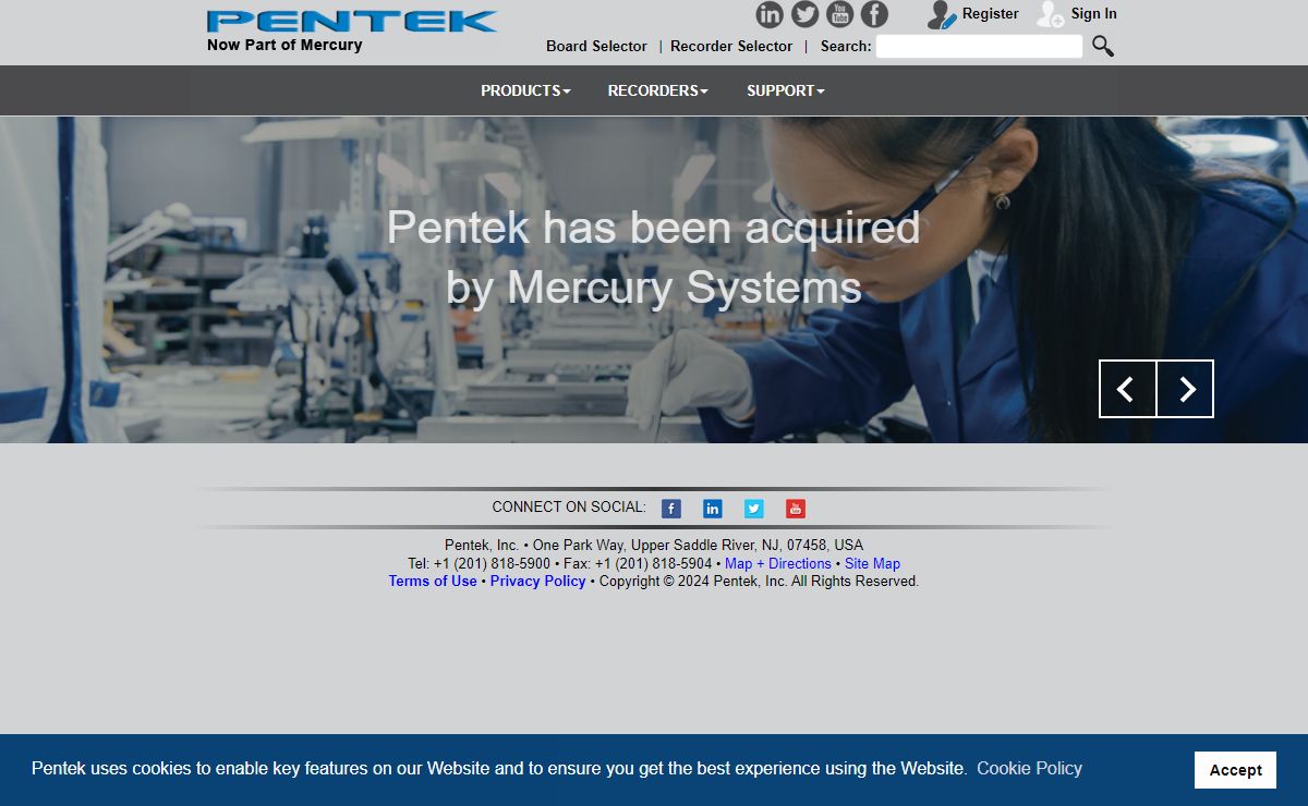 Pentek | Embedded Boards and Recording Systems