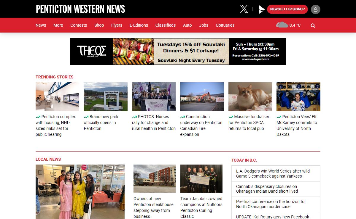 Welcome to the Penticton Western News - Penticton Western News