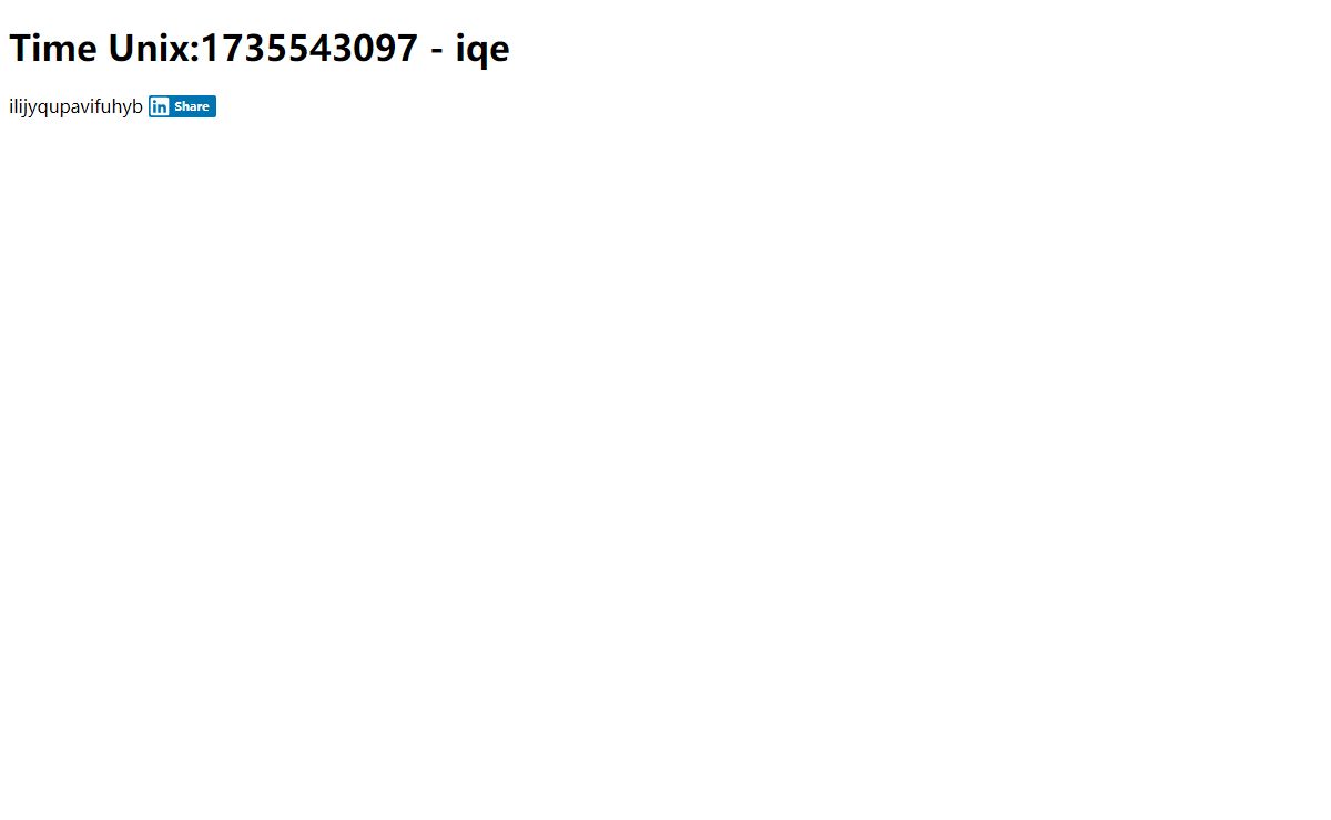 iqe - Time Unix:1735543097