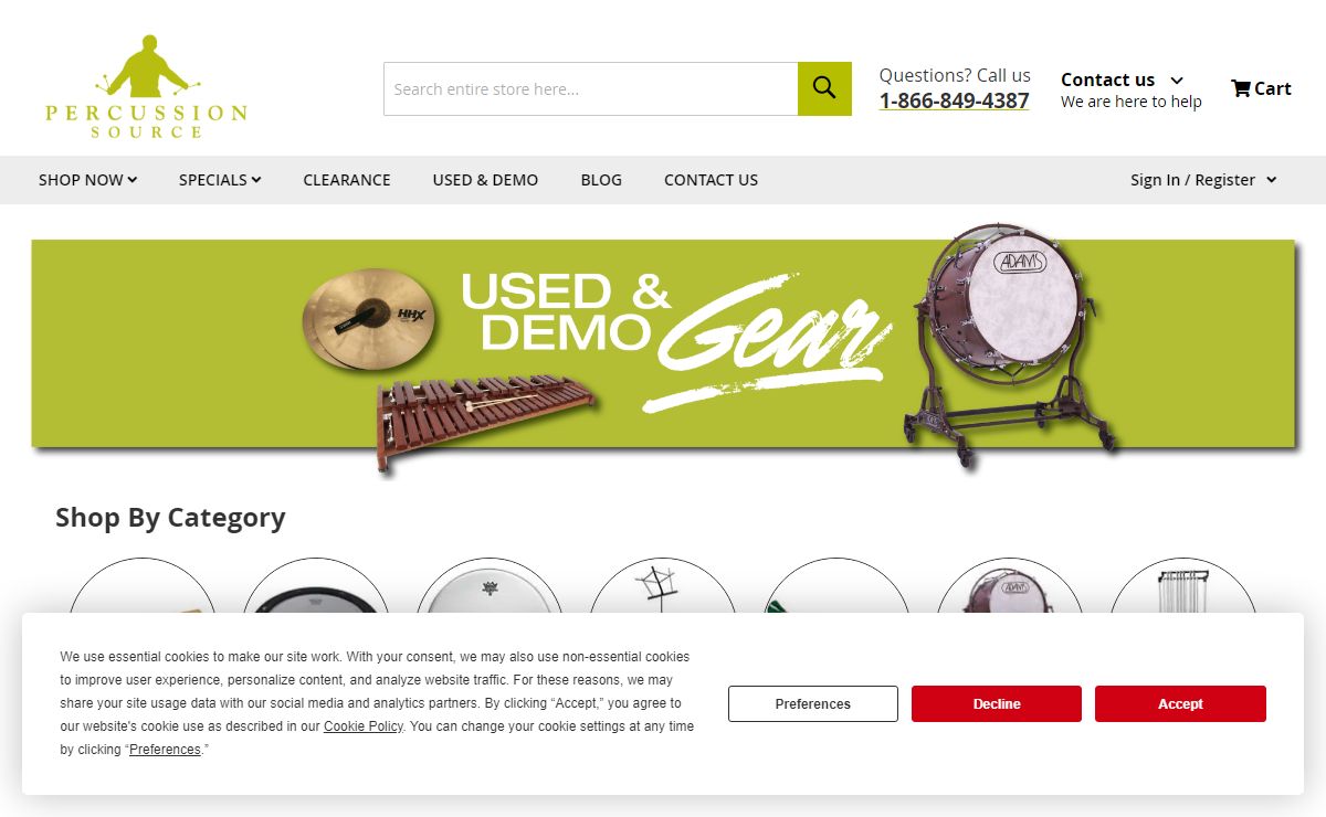 Percussion Source is your one-stop percussion instruments shop!