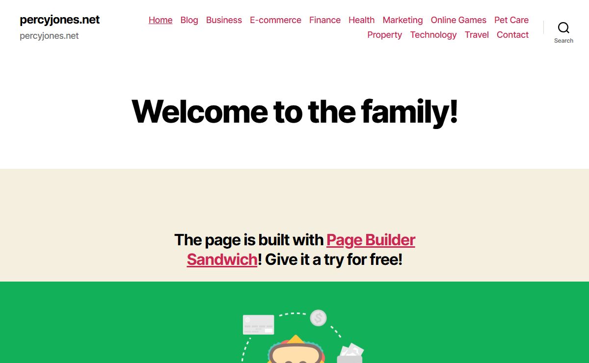 Welcome to the family! - percyjones.net