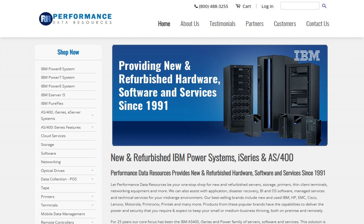 New & Used IBM AS400, iSeries, eServer & Power Systems, Refurb – Performance Data Resources