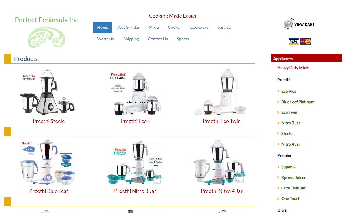 Distributors for preethi mixie, sharp wet grinder, nirlep cookware, Cutting Edge microwave idli cookers, Akshaya electric idli Steamers and Cookware, dry, wet grinders, mixer grinder, indian mixie, 110 volts, tabletop, countertop, tilting models