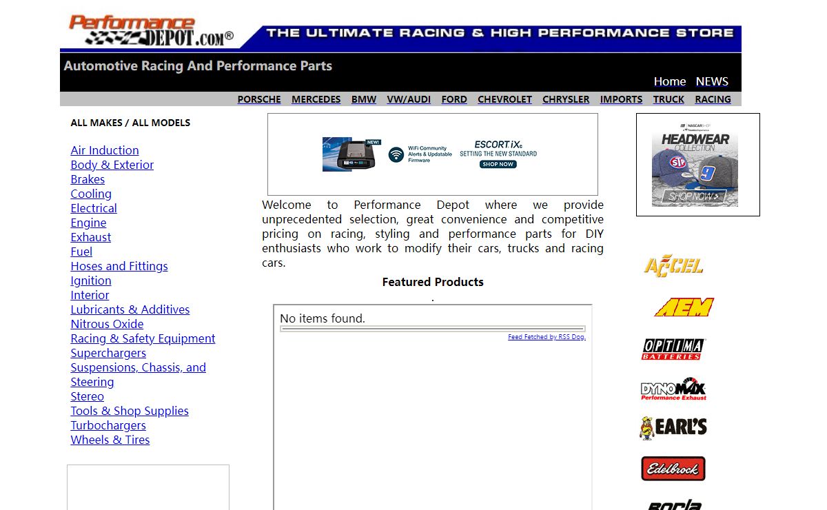 Performance Depot Automotive Racing And Performance Parts