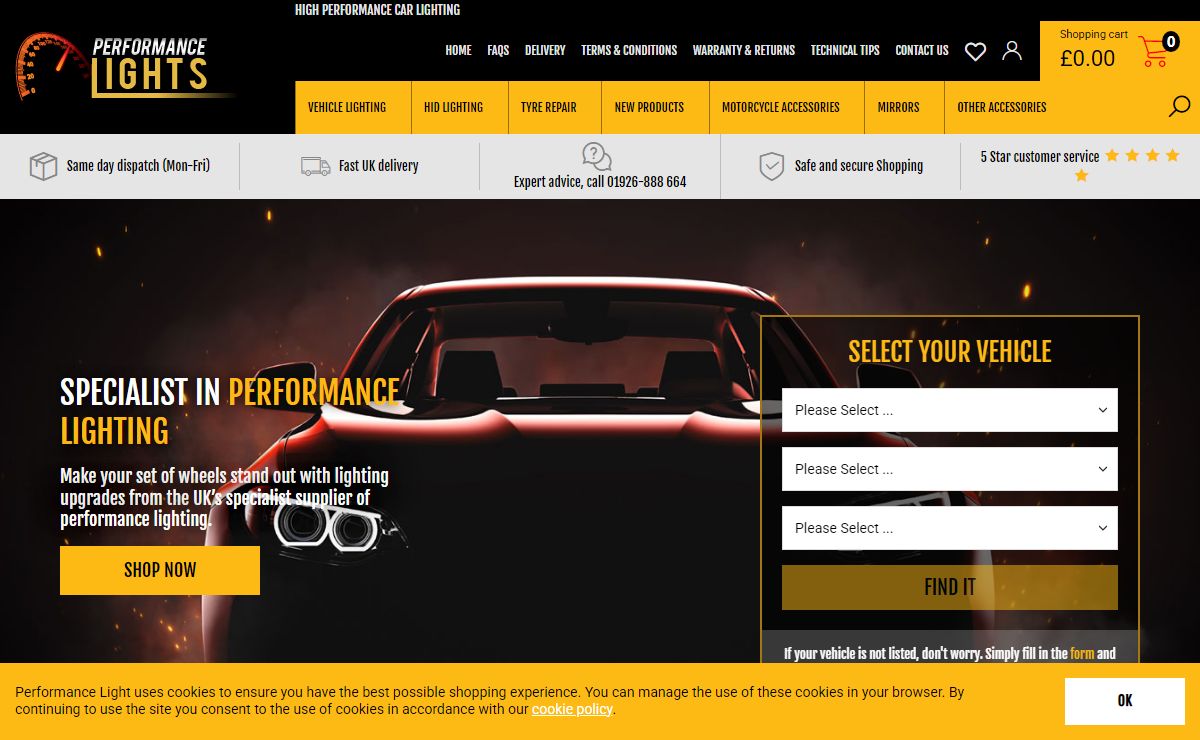 Performance Lights | High Performance Car Lighting