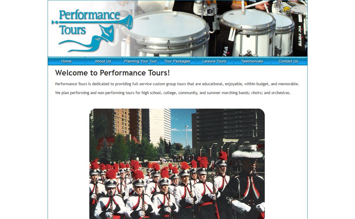 Welcome to Performance Tours - (763) 576-6909