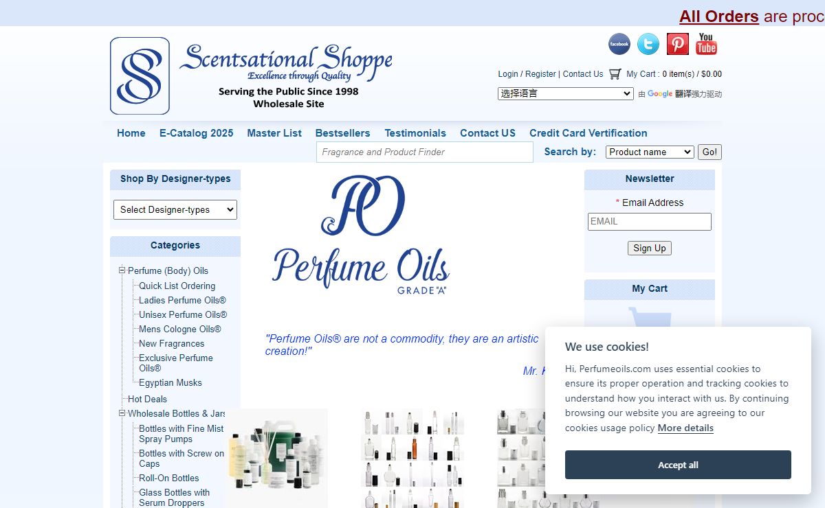 PerfumeOils.com: Wholesale Perfume Oils®, Body Oils & Fragrance Oils