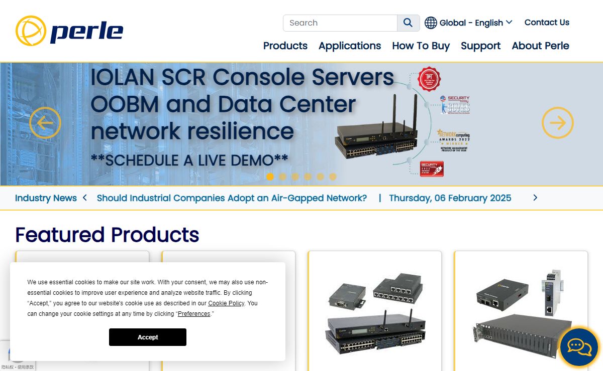 Perle | device networking, media conversion, & IoT connectivity
