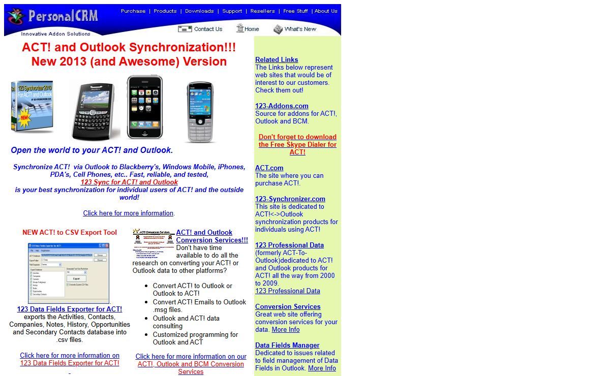 PersonalCRM Home Page