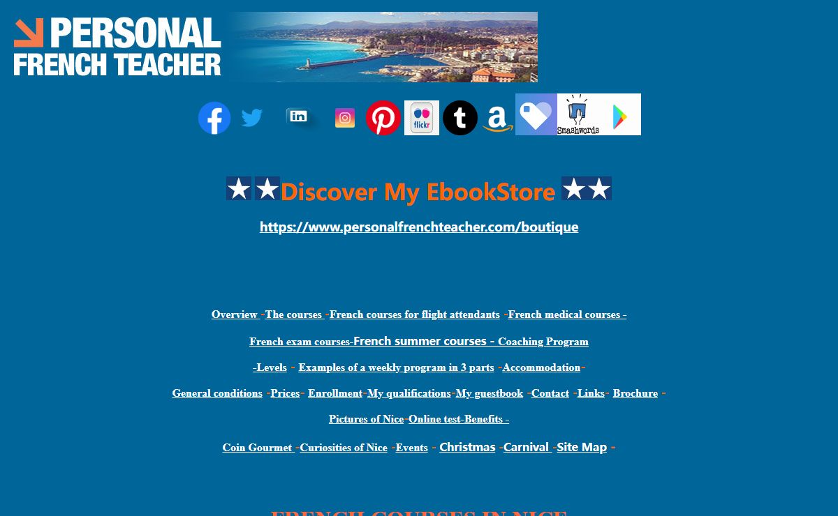Learn French in Nice| French courses Nice | Learning French, France| Personal French Teacher Nice ,French Riviera