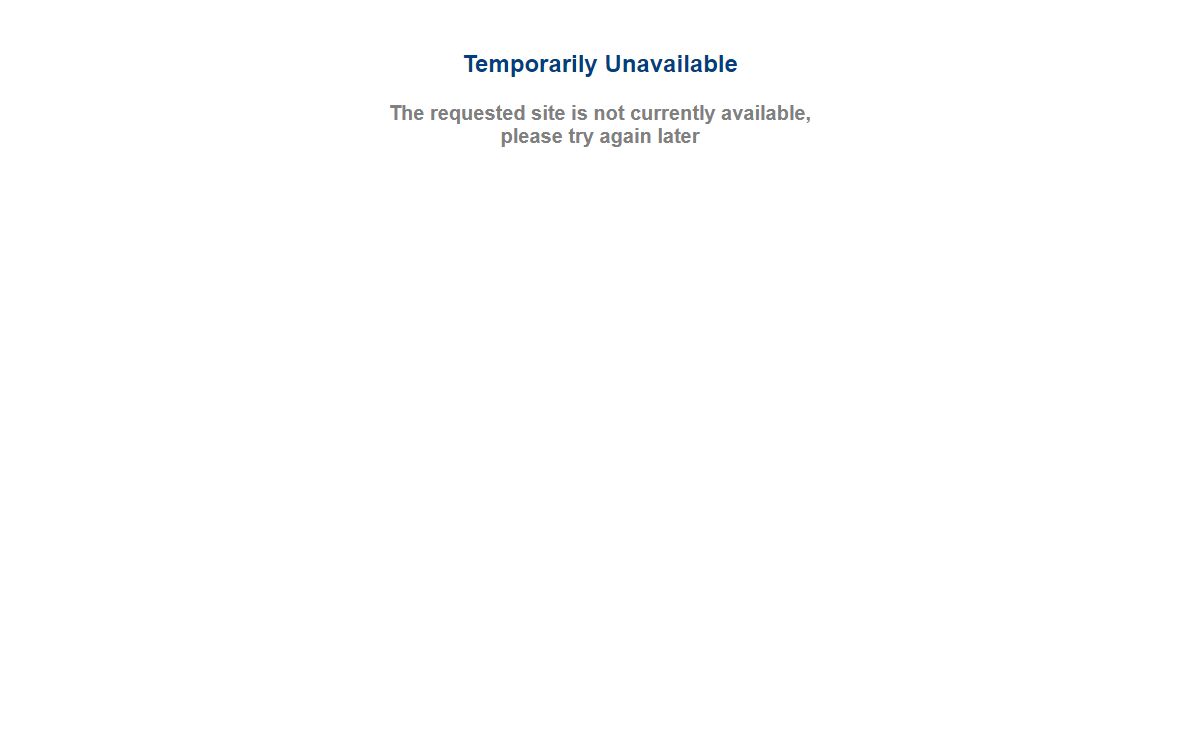 Temporarily Unavailable