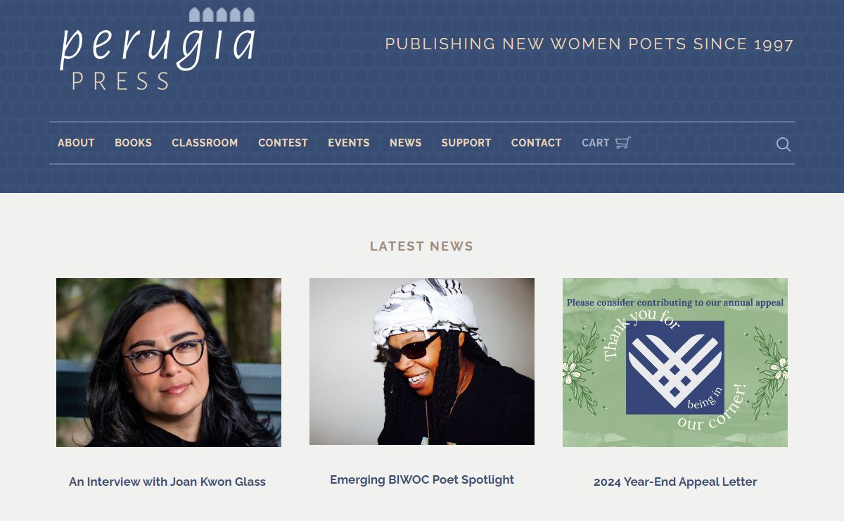 Perugia Press - Publishing new women poets since 1997