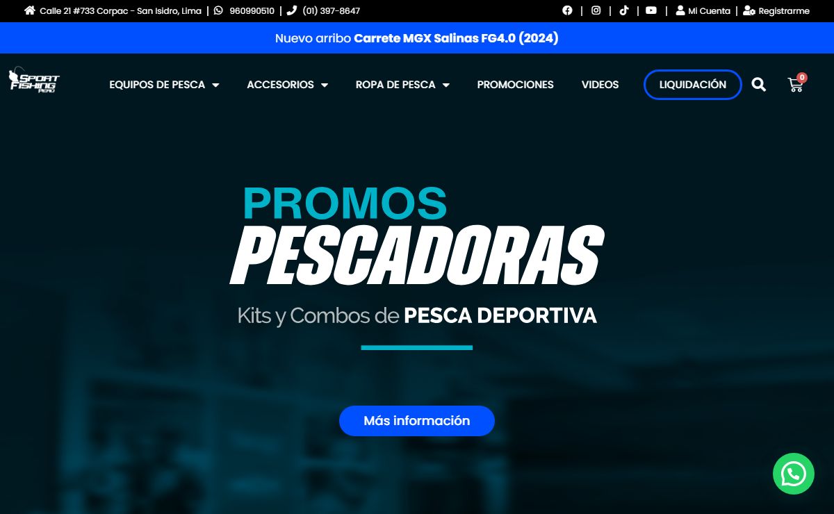 SportFishing Perú | Tienda de pesca en Lima y Tacna