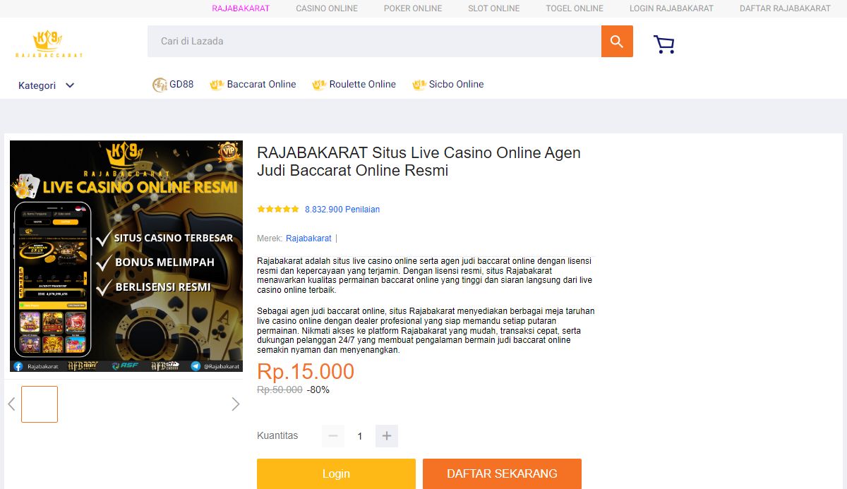 RAJABAKARAT Situs Live Casino Online Agen Judi Baccarat Online Resmi