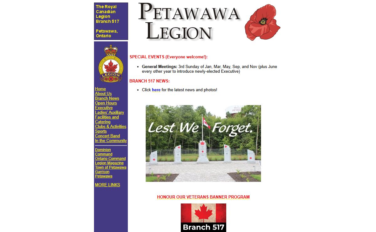 The Royal Canadian Legion Branch 517, Petawawa, Ontario