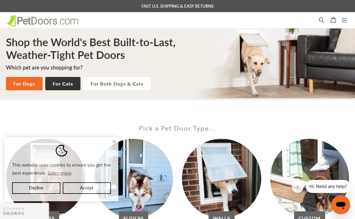 Dog Doors | Pet Doors | Cat Doors | All Sizes & Types