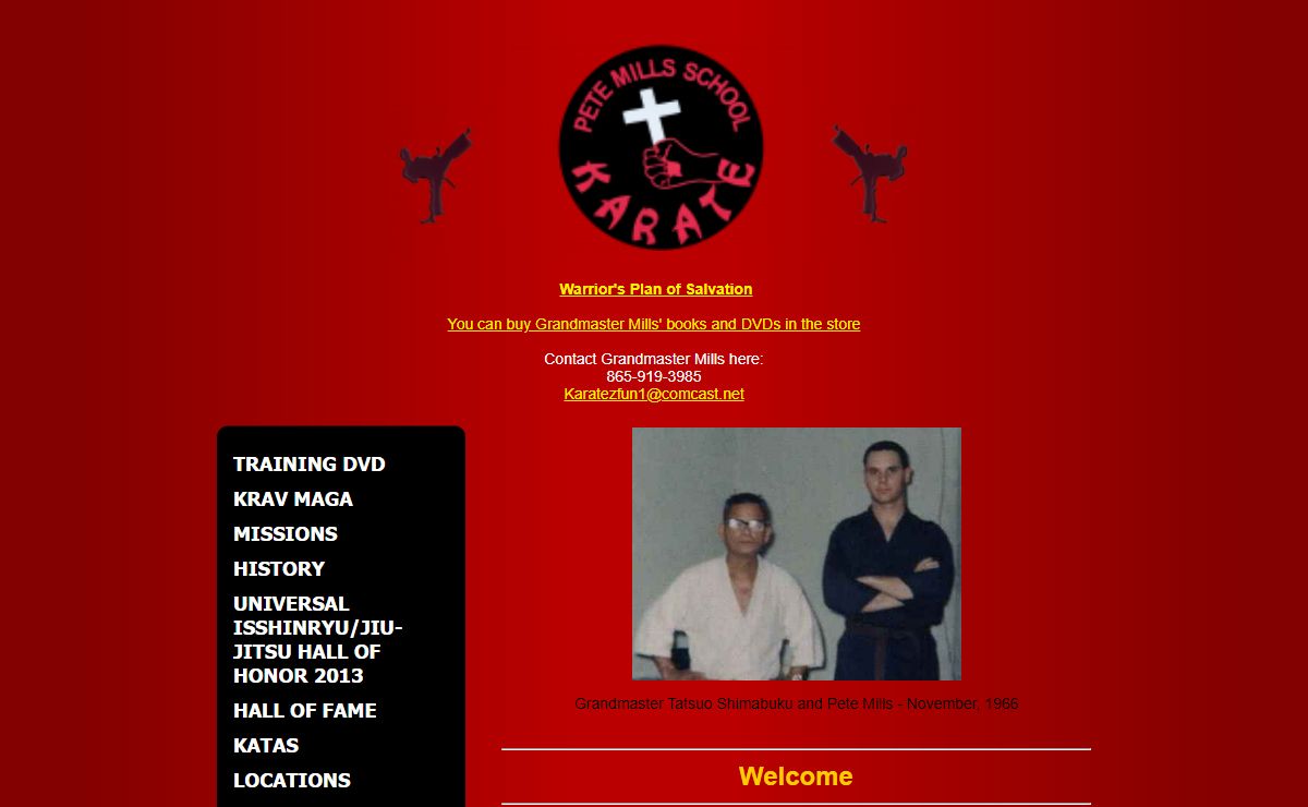 Pete Mills Karate - Home