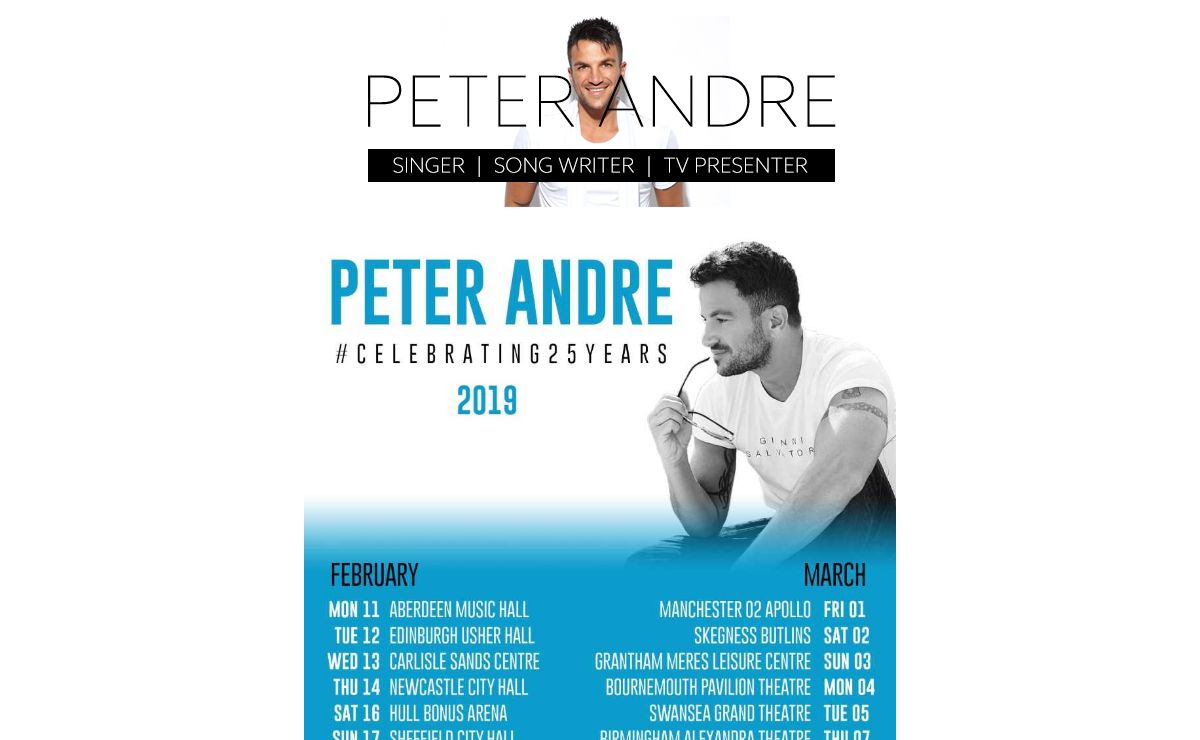 Peter Andre - 25th Anniversary