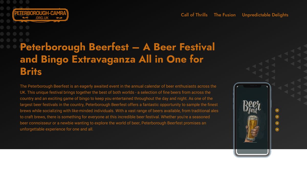 Peterborough Beer Festival – Craft Beers for Ultimate Weekend